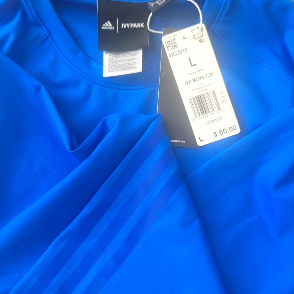 Ivy Park and Addidas collection blue men's shirt size L